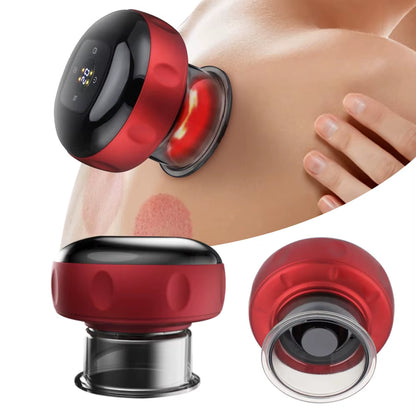 Smart Cupping Therapy Massager with Red Light Therapy for Circulation Chinese Anti-Cellulite Vacuum Cupping Massage Suction Cups